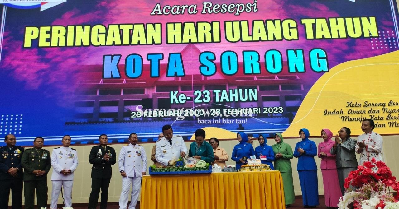 HUT Kota Sorong Ke-23 Tahun, Pj Wali Kota Sorong Sebut 7 Bulan Menjabat ...