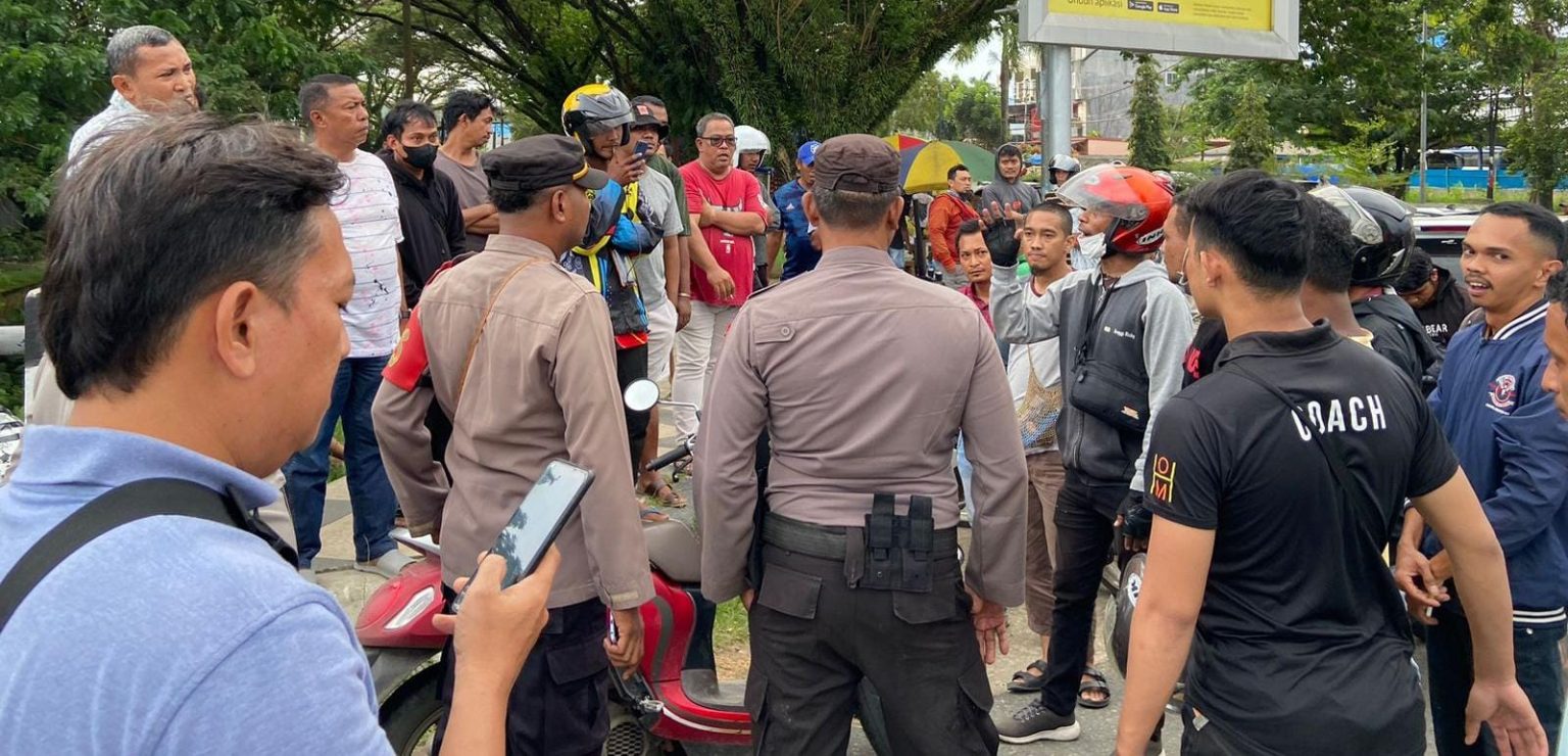 Pengeroyok Supir Taksi Online Di Bandara Deo Ditangkap Polresta Sorong Kota Sorong News